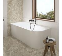 Villeroy & Boch Somera vasca da bagno ad angolo, con pannello laterale, angolo sinistro della stanza, con troppopieno rotondo L: 180 La: 80 cm, UBQ180SOM9CL00VD01, Somera bianco [Vasche da Bagno > Vas