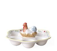 VILLEROY & BOCH Spring Awakening Piatto Porta Uova Gallo e Gallina 20cm Tavola d