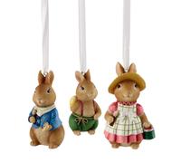 Villeroy & Boch Spring Fantasy Accessori Lepri da Appendere Set 3-tlg