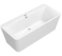 Villeroy & Boch Squaro Edge 12 vasca da bagno freestanding 180x80 cm rettangolare bianco UBQ180SQE7PDV-01