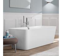 Villeroy & Boch Squaro Edge 12 vasca da bagno freestanding, softcube, UBQ180SQE7PDV-RW, Squaro Edge 12 stone white [Vasche da Bagno > Vasche da Bagno Freestanding]