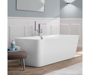 Villeroy & Boch Squaro Edge 12 vasca da bagno freestanding, softcube, UBQ180SQE7PDV-RW, Squaro Edge 12 stone white [Vasche da Bagno > Vasche da Bagno Freestanding]