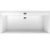 Villeroy & Boch Squaro Edge 12 - Vasca da bagno Duo, 1900x900 mm, Quaryl, bianco UBQ190SQE2DV-01