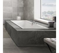 Villeroy & Boch Squaro Edge 12 - Vasca da bagno Duo, 1900x900 mm, Quaryl, bianco UBQ190SQE2DV-01