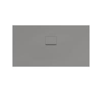 Villeroy & Boch Squaro Infinity piatto doccia rettangolare, tagliato sul lato lungo, UDQ1475SQI2BV-3S, Squaro Infinity grigio opaco [Piatti Doccia > Piatti Doccia Rettangolari]