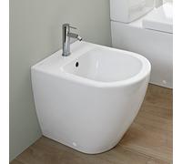 Villeroy & Boch Subway 2.0 bidet, au sol, 1 trou de robinetterie, avec trop-plein, 370x560mm, 54010001, 54010001, Colorazione: Bianco