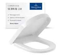 Villeroy & Boch Subway 2.0 sedile WC 9M68Q1 con funzione di sgancio rapido
