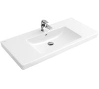 Villeroy & Boch Subway 2.0 lavabo 80x47 cm rettangolare a parete-da mobile-con piano bianco lucida 717580R1
