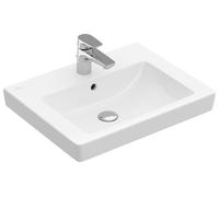 Villeroy & Boch Lavabo Subway 550x440mm, 1 trou pour robinet, avec trop-plein, 711355R1, 711355R1, Colorazione: Bianco Ceramicaplus