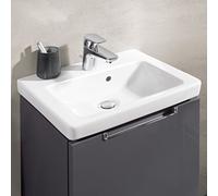 Villeroy & Boch Lavamano Lavabo Subway 7315F5 450x370mm, 1 foro per rubinetto, con troppopieno, colorazione: Bianco Ceramicaplus