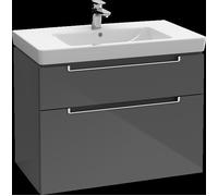 Villeroy & Boch Meuble-lavabo XXL Subway 2.0, A91410MS, A91410MS, Colorazione: Bianco Opaco, maniglia: cromata lucida