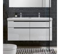 Villeroy & Boch Meuble-lavabo XXL Subway 2.0, A91710DH, A91710DH, Colorazione: Bianco lucido, maniglia: cromata lucida