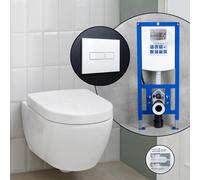 Villeroy & Boch Subway 2.0 ViFresh SET completo WC sospeso con elemento incasso neeos,, 5614A1T2+16601WH#SET, Subway 2.0 bianco [WC > WC con Elementi Incasso]