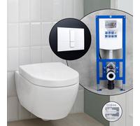Villeroy & Boch Subway 2.0 ViFresh SET completo WC sospeso con elemento incasso neeos,, 5614A1T2+16791WH#SET, Subway 2.0 bianco [WC > WC con Elementi Incasso]
