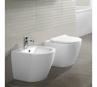 Villeroy & Boch Subway 2.0 WC a pavimento con bidet con DirectFlush, 5602R001+9M78S101+54010001, Subway 2.0 bianco [WC > Set WC / Bidet]
