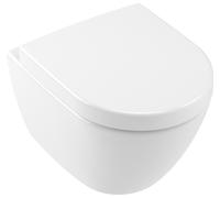 Villeroy & Boch Subway 2.0 WC à réservoir profond, Compact sans bord, ovale, suspendu, 355x480x360mm, 5606R001, 5606R001, Colorazione: Bianco