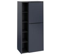 Villeroy & Boch Subway 3.0 armoire centrale, 2 portes butée à droite, 574x1200x362mm, C59901VQ, C59901VQ, Colorazione: Fronte/corpo: blu marino, manico: nero vulcano