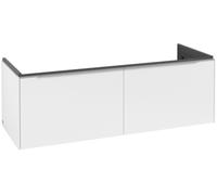 Villeroy & Boch Subway 3.0 armoire sous lavabo, 2 tiroirs, 1272x429x478mm, C56700VF, C56700VF, Colorazione: Fronte/carcassa: bianco puro, maniglia: alluminio lucido