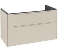 Mobile per Lavabo da Incasso Villeroy e Boch Subway 3.0 con illuminazione, 2 cassetto 462x973x579...