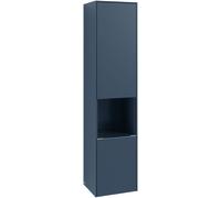 Villeroy & Boch Subway 3.0 Armoires hautes, 1 compartiment ouvert et 2 portes, butée à droite, 400x1710x362mm, C58901VH, C58901VH, Colorazione: Frontale/carcassa: Rovere dellArizona, manico: Nero Vulc