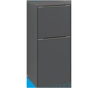 Villeroy & Boch Subway 3.0 Armoires latérales, 1 tiroir et 1 porte butée gauche, 400x860x362mm, C59401AB, C59401AB, Colorazione: Parte anteriore/carcassa: Rovere nero, manico: Nero Vulcano