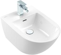 Villeroy & Boch Subway 3.0 bidet, 375 x 560 mm, 1 foro per rubinetto, con troppo pieno, 447000, Colorazione: Bianco pietra, ceramica piÃ¹ - 447000RW