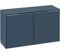 Villeroy & Boch Subway 3.0 Buffet, 2 portes, 728x423x256mm, C60000VL, C60000VL, Colorazione: Fronte/carcassa: Nero Vulcano, manico: alluminio lucido