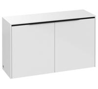 Villeroy & Boch Subway 3.0 Buffet, 2 portes, 728x423x256mm, C60001VE, C60001VE, Colorazione: Fronte/carcassa: bianco brillante, manico: nero vulcano