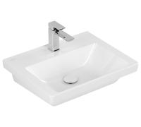 Villeroy & Boch Subway 3.0 cabinet lavabo, 550 x 440 mm, 1 trou pour robinet, sans trop-plein, non enterré, 4A70F5R1, 4A70F5R1, Colorazione: Bianco Ceramicaplus