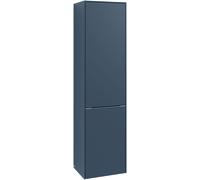 Villeroy & Boch Subway 3.0, élément haut, 1 butée de porte (charnière) droite et 1 abattant à linge, 2, C59302VQ, C59302VQ, Colorazione: Fronte/carcassa: Blu marino, Impugnatura: Blu marino