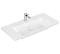 Villeroy & Boch Subway 3.0 lavabo à poser, 1 trou pour robinet, sans trop-plein, non rectifié, 1000x470mm, 4A70A201, 4A70A201, Colorazione: bianco-alpino
