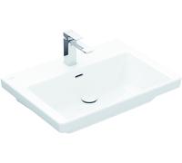 Villeroy & Boch Subway 3.0 lavabo da mobile, 650 x 470 mm, 1 foro per rubinetto, con troppo pieno, non interrato, 4A7065, Colorazione: bianco-alpino - 4A706501