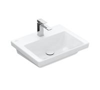 Lavabo Sospeso Villeroy en Boch Subway 3.0 1 foro, Senza troppopieno, Non rettificato 550mm Alpin...