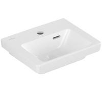Villeroy & Boch Subway 3.0 lave-mains, 1 trou pour robinet, avec trop-plein, non poncé, 370x305mm, 437037RW, 437037RW, Colorazione: Bianco pietra ceramicaPiù