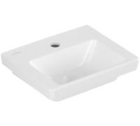 Villeroy & Boch Subway 3.0 lave-mains, 1 trou pour robinet, sans trop-plein, non rectifié, 370x305mm, 437038RW, 437038RW, Colorazione: Bianco pietra ceramicaPiù