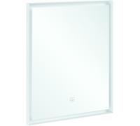 Villeroy & Boch Subway 3.0 Miroirs avec éclairage LED, rectangulaire, 650x750x47,5mm, A4636500, A4636500, Colorazione: Bianco Opaco