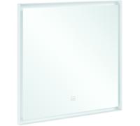 Villeroy & Boch Subway 3.0 Miroirs avec éclairage LED, rectangulaire, 800x750x47,5mm, A4638000, A4638000, Colorazione: Bianco Opaco