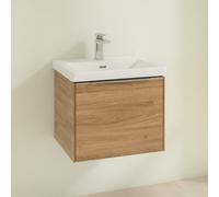Mobile per Lavabo da Incasso Villeroy e Boch Subway 3.0 1 cassetto 432x523x432mm Quercia del Kans...