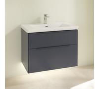 Mobile per Lavabo da Incasso Villeroy e Boch Subway 3.0 con illuminazione, 2 cassetto 462x772x579...