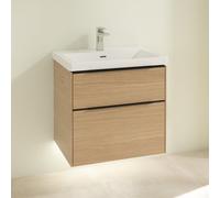 Villeroy & Boch Subway 3.0 mobile sottolavabo, 2 scomparti estraibili, C576L1VJ, Subway 3.0 [Mobili da Bagno > Mobili Lavabo]