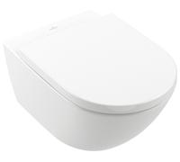 Villeroy & Boch Subway 3.0 set vaso wc con copriwater sospeso senza brida bianco lucida 4670TS01