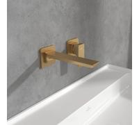 Villeroy & Boch Subway 3.0 rubinetto lavabo a parete, TVW11200700076, Subway 3.0 oro spazzolato [Rubinetteria Bagno > Rubinetteria Lavabo]