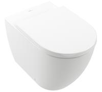WC Villeroy & Boch Subway 3.0 washdown, a pavimento, senza bordo, TwistFlush, 370 x 600 mm, 4671T0, colorazione: Bianco Ceramicaplus