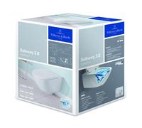 Villeroy & Boch Subway 3.0 Washdown WC Combi-Pack, senza bordo, TwistFlush, 370 x 560 mm, 4670TS, colorazione: bianco-alpino