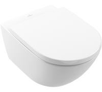 WC Villeroy & Boch Subway 3.0 washdown, sospeso, senza bordo, TwistFlush, 370 x 560 mm, 4670T0, Colorazione: bianco-alpino - 4670T001
