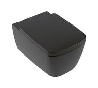 Villeroy & Boch Subway 3.0 WC con TwistFlush, 4610T0R7+8M85S1R7, Subway 3.0 pure black [WC > WC Sospesi]