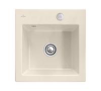 Villeroy & Boch Subway 50 S Flat lavello da cucina, 33152FFUHL3, Subway 50 S Flat ivory [Lavelli da Cucina > per Base Sottolavello a partire da 50 cm]