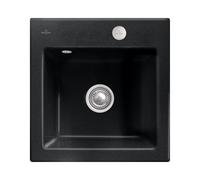 Villeroy & Boch Subway 50 S Flat lavello da cucina, 33152FJ0HL1, Subway 50 S Flat cromite lucido [Lavelli da Cucina > per Base Sottolavello a partire da 50 cm]