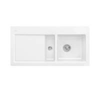 Villeroy & Boch Subway 60 Flat lavello da cucina, 67121FR1HL123, Subway 60 Flat bianco alpino finitura a specchio [Lavelli da Cucina > per Base Sottolavello a partire da 60 cm]