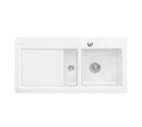 Villeroy & Boch Subway 60 Flat lavello da cucina, 67122FR1HL1, Subway 60 Flat bianco alpino finitura a specchio [Lavelli da Cucina > per Base Sottolavello a partire da 60 cm]